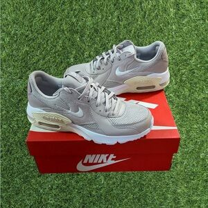 Nike Women's Cream and White Sneakers